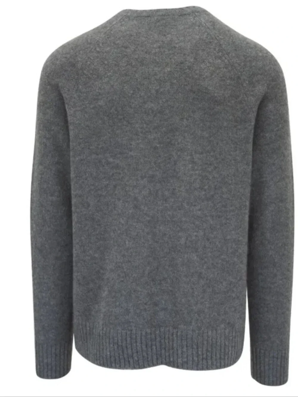 James Perse Gray Crewneck Sweater - Soft Heather Charcoal Size 2